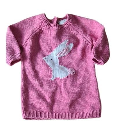 NEXT Pink Bunny Jumper Girls Newborn