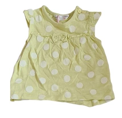 M&CO Spotty Top Girls 0-3 Months