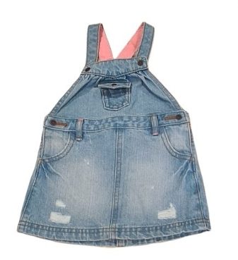 NEXT Denim Dress Girls 9-12 Months