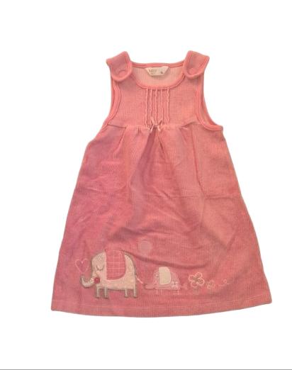 M&CO Pink Elephant Dress Girls 12-18 Months