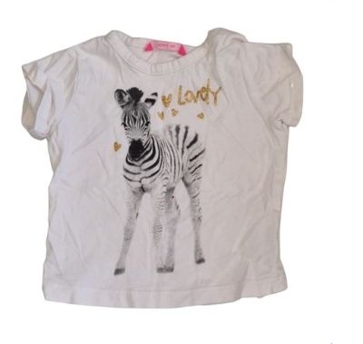 H&M Zebra T-Shirt Girls 3-6 Months