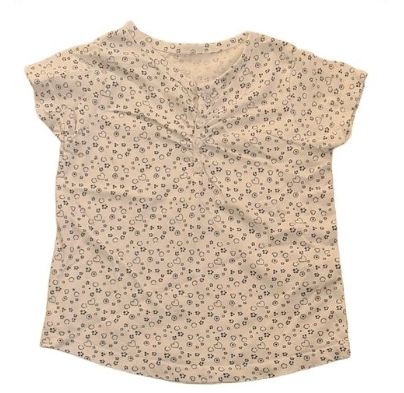 TEX White Patterned Tee Girls 12-18 Months