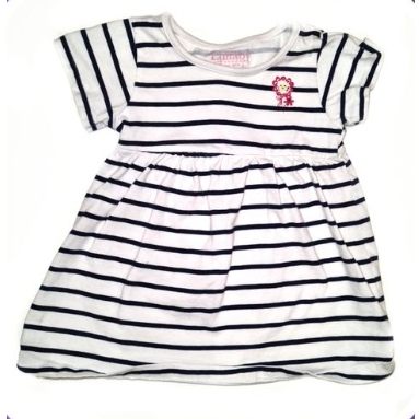 PEACOCKS Striped Dress Girls 3-6 Months