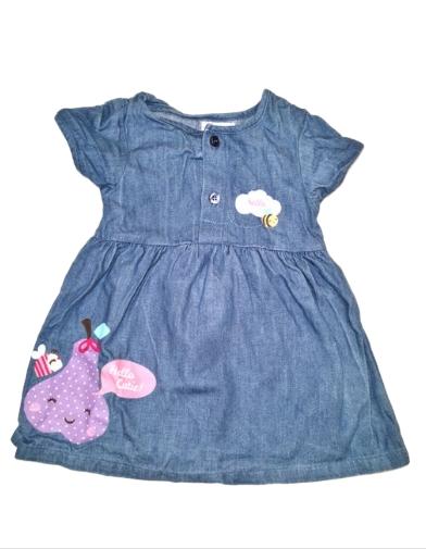 The Kids Division Denim Dress Girls 6-9 Months