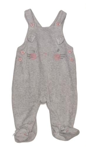 GEORGE Bunny Dungarees Girls 0-3 Months