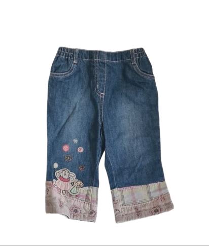 NEXT Little Mouse Jeans Girls 6-9 Months