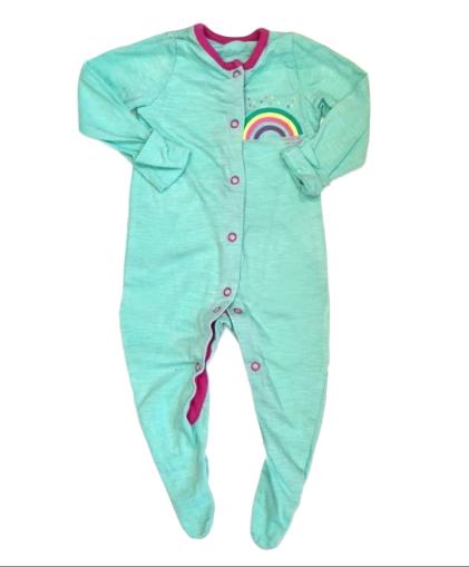 TU Rainbow Sleepsuit Girls 0-3 Months