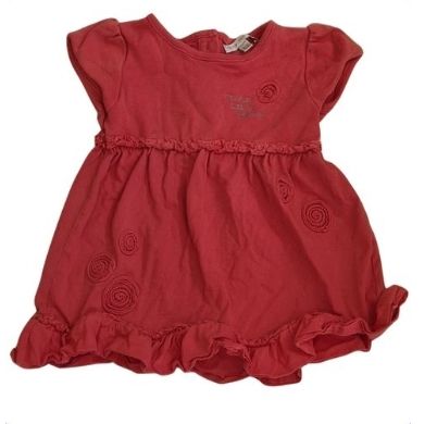 ROCHA LIL ROCHA Peach Dress Girls 3-6 Months