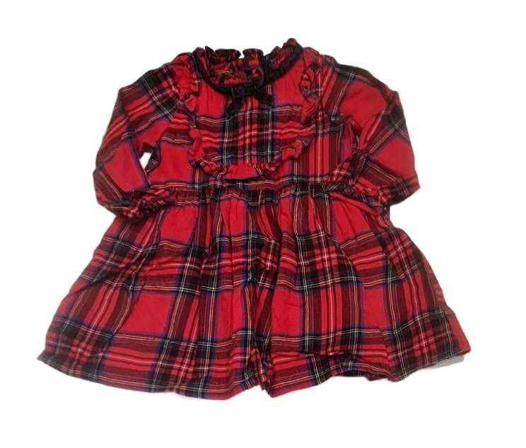 NEXT Tartan Dress Girls 9-12 Months