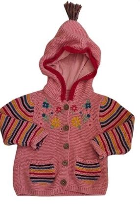 TU Pink Knitted Jacket Girls 6-9 Months