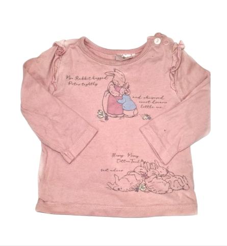 TU Peter Rabbit Top Girls 0-3 Months