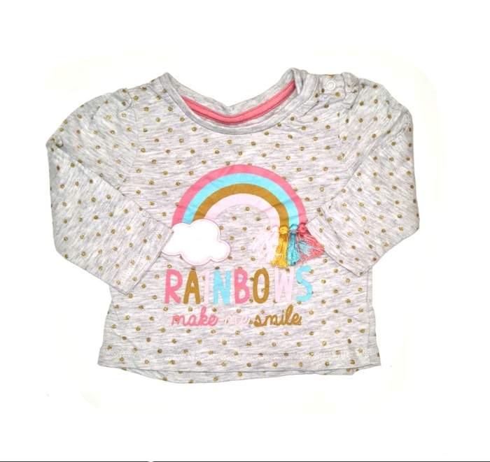 PRIMARK Rainbow Top Girls 0-3 Months