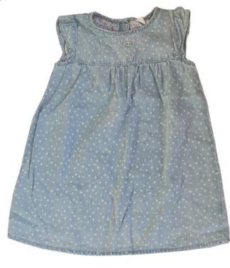 F&F Denim Dress Girls 12-18 Months