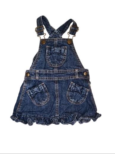 GEORGE Denim Dress Girls 12-18 Months