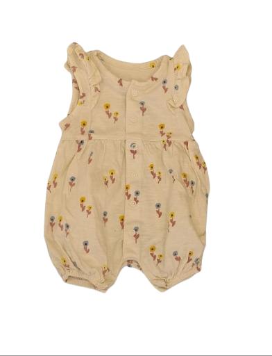 M&S Cream Floral Romper Girls 0-3 Months