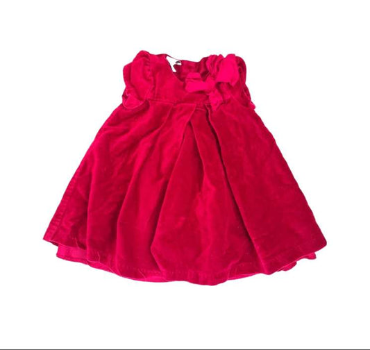 JASPER CONRAN Velvet Dress Girls 9-12 Months