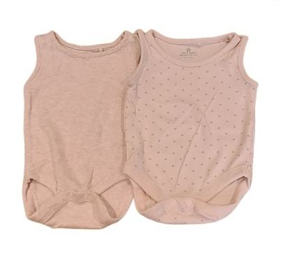 NEXT Two Pink Vests Girls 0-3 Months