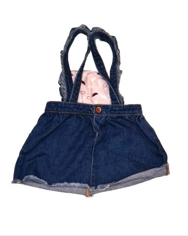 ZARA Denim Pinafore Skirt Girls 9-12 Months