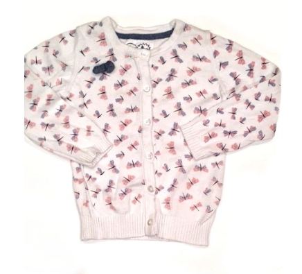 PRIMARK Butterfly Cardigan Girls 9-12 Months