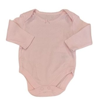 NUTMEG Pink Bodysuit Girls 0-3 Months