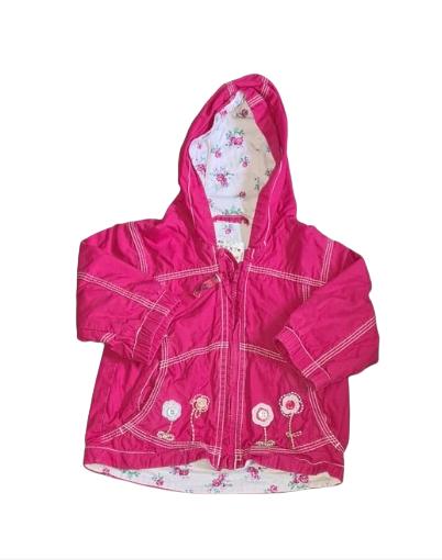 NEXT Pink Hooded Coat Girls 6-9 Months