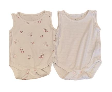 NEXT Set of 2 Vests Girls 0-3 Months