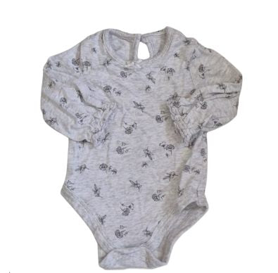 GEORGE Floral Bodysuit Girls 3-6 Months