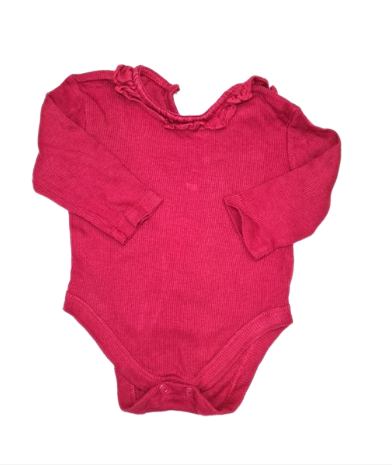 GEORGE Red Bodysuit Girls 0-3 Months