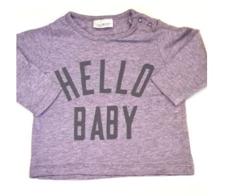 NEXT 'Hello Baby' Top Girls 0-3 Months