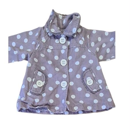 MONSOON Polka Dot Jacket Girls 0-3 Months