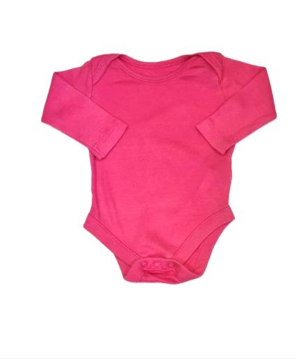 F&F Hot Pink Bodysuit Girls 0-3 Months