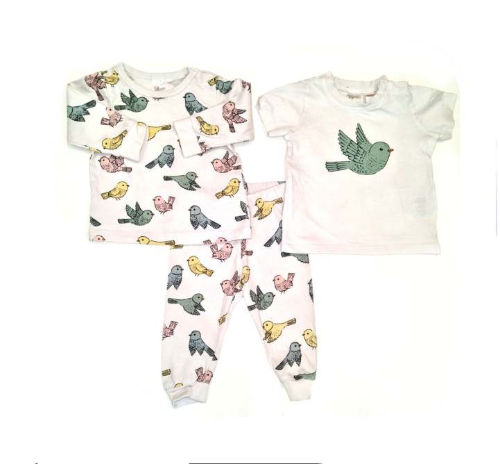 H&M Little Bird Set Girls 0-3 Months