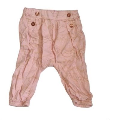 M&S Peach Combat Trousers Girls 3-6 Months