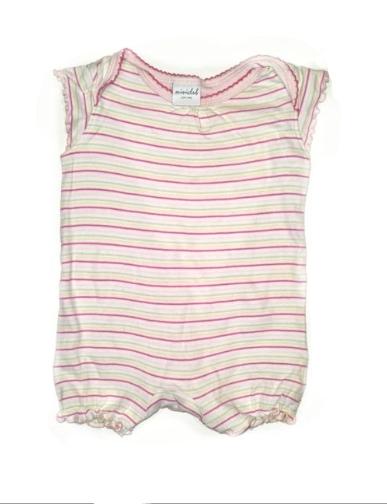 MINI CLUB Striped Romper Girls 3-6 Months