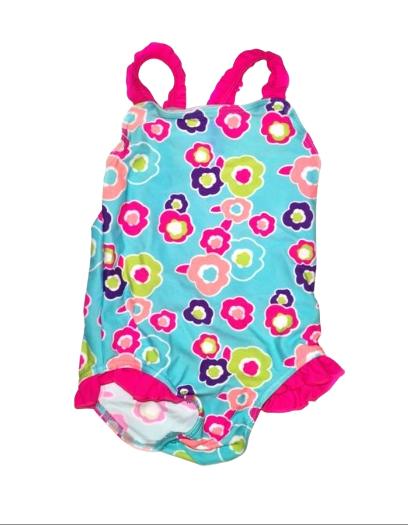 MATALAN Floral Swim Costume Girls 6-9 Months