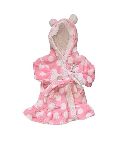 DISNEY Minnie Dressing Gown Girls 9-12 Months