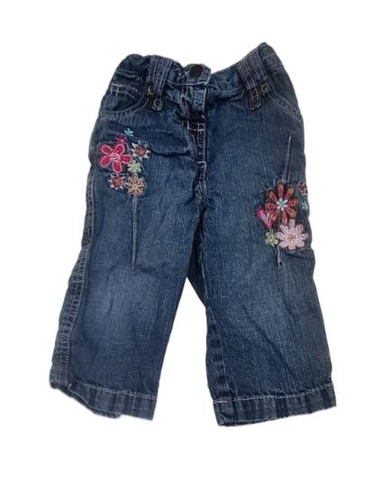 MATALAN Floral Jeans Girls 9-12 Months