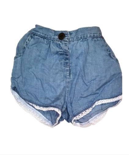 TU Light Blue Denim Shorts Girls 9-12 Months