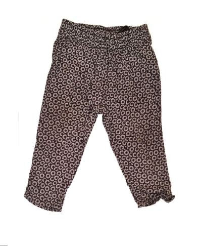 H&M Floral Linen Trousers Girls 12-18 Months