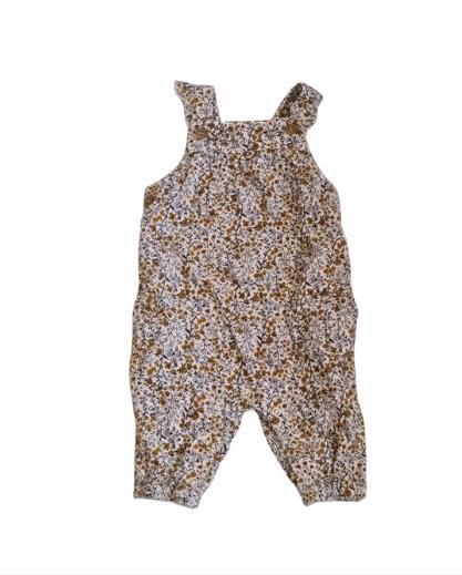 TU Floral Dungarees Girls 3-6 Months