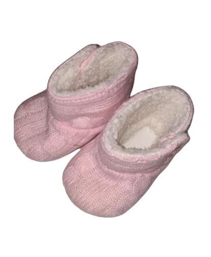 Pink Booties Girls 0-3 Months