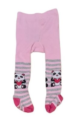 MATALAN Panda Tights Girls 0-3 Months