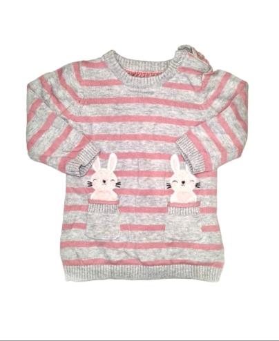 PRIMARK Bunny Jumper Girls 0-3 Months