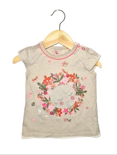 TU Floral T-Shirt Girls 9-12 Months