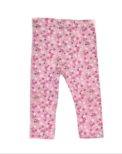 TU Pink Floral Leggings Girls 9-12 Months