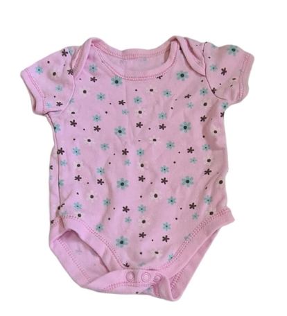 PRIMARK Pink Floral Vest Girls 3-6 Months