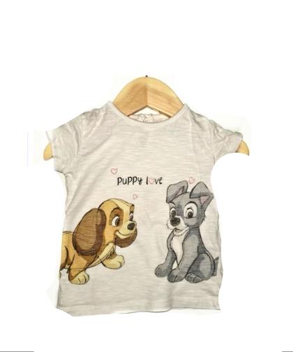 DISNEY 'Puppy Love' Tee Girls 9-12 Months