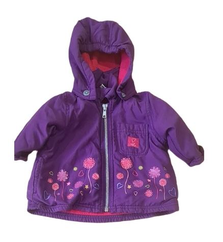 NEXT Floral Purple Coat Girls 3-6 Months