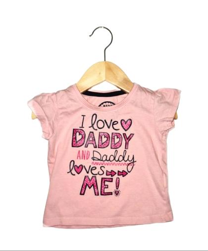 PRIMARK Pink T-Shirt Girls 9-12 Months