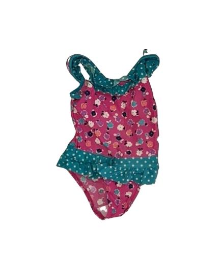 GEORGE Floral Swim Costume Girls 12-18 Months